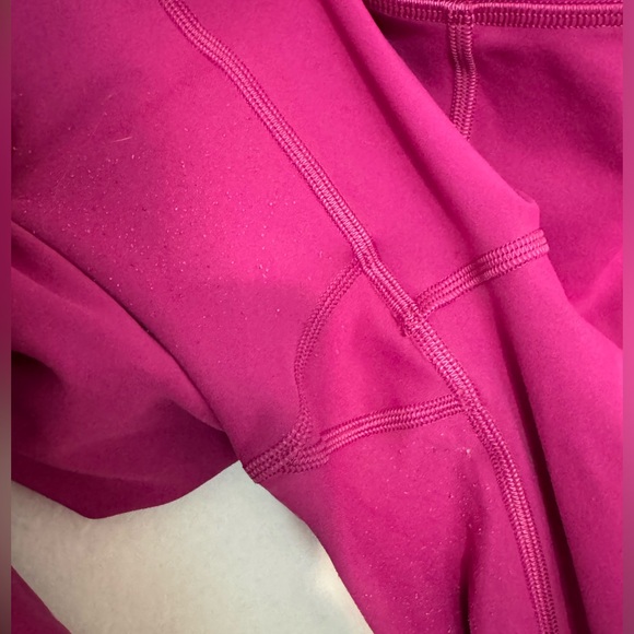 Lululemon Wunder Train High-Rise Crop 23” Ripened Raspberry Sz 18 - Picture 5 of 13